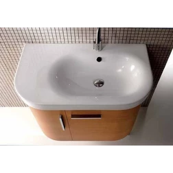 Тумба для ванной Berloni Bagno DAY BS03 (отделка шпон, цвет 413 ciliegio-вишня) - изображение 4