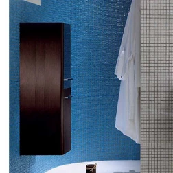 Пенал для ванной Berloni Bagno CB01 (цвет венге 405, отделка шпон) - изображение 2