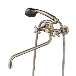 Kaiser Carlson Style 44255-1 BRONZE смеситель для ванны, излив 400 мм - изображение 1