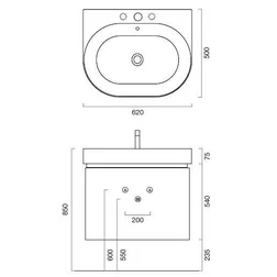 Тумба Berloni Bagno DAY BS01 - изображение 5