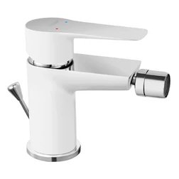 Смеситель для биде Ferro Adore White/Chrome BDR6 - изображение 1