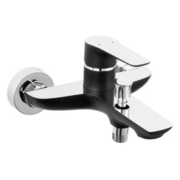 Смеситель для ванны Ferro Adore Black/Chrome BDR1BLC - изображение 1