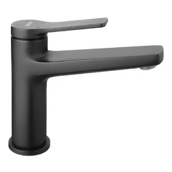 Stratos Black смеситель для умывальника консольный BSC2BL - изображение 1