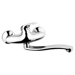 Metalia 57 - смеситель для умывальника / мойки настенный 57070.0 - изображение 1