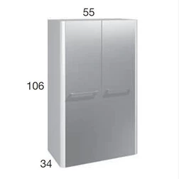 Шкаф Berloni Bagno DAY, SQUARED CB09 (отделка шпон) - изображение 2