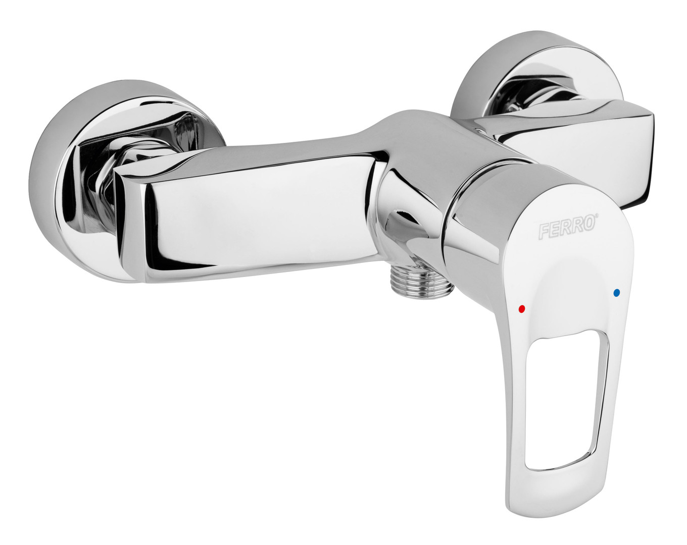 Встраиваемый смеситель для душа Paffoni Tilt TI010CR, хром