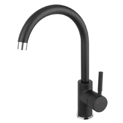 Смеситель для кухни BLG4BL Lugio Black черный - изображение 1