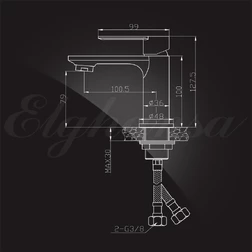 Комплект смесителей Elghansa ECOFLOW ALPHA 5352707-set для ванны, хром - изображение 6