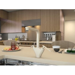 Смеситель Elghansa KITCHEN Pure Water 56A5981-Champagne для кухни (для фильтра), шампань - изображение 3