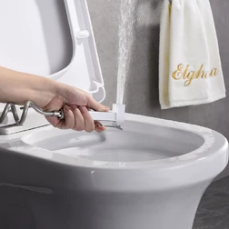 Гигиенический душ Elghansa SHOWER SPRAY BM-02-Chrome для биде с держателем, хром - изображение 6