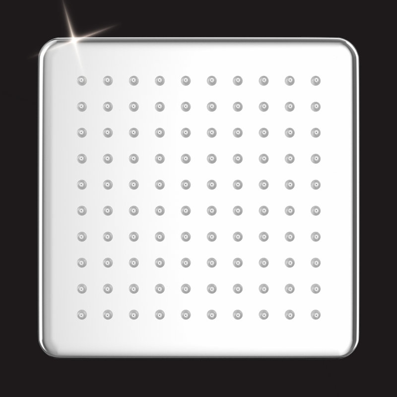 Верхний душ Ferro Slim 200x200 мм DSN04