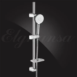 Душевой гарнитур Elghansa SHOWER RAIL SB-78S 800 мм c мыльницей, хром - изображение 1