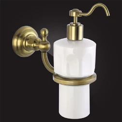 Дозатор для жидкого мыла Elghansa PRAKTIC Bronze Accessories PRK-471-Bronze керамика, бронза - изображение 1