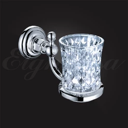 Держатель стакана, стекло Elghansa PRAKTIC Chrome Accessories PRK-412 , хром - изображение 1