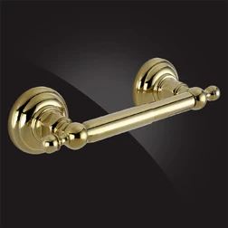 Держатель туалетной бумаги Elghansa PRAKTIC Gold Accessories PRK-350-Gold с пружиной, золото - изображение 1