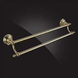 Держатель полотенца двойной 50 см Elghansa PRAKTIC Gold Accessories PRK-225-Gold , золото - изображение 1