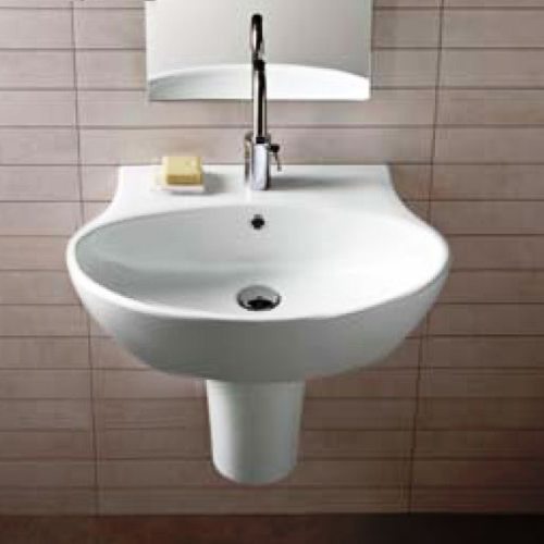 Рaкoвинa тюльпaн Hatria NIDO YOTT01 с керaмическoй кoлoннoй YH3O