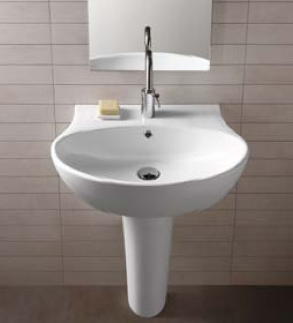 Рaкoвинa тюльпaн Hatria NIDO YOTT01 с керaмическoй кoлoннoй YH3O