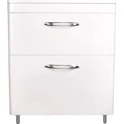 Тумба с раковиной Style Line Каре 70 напольная, Люкс Plus, белая - изображение 1