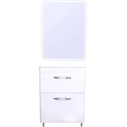 Тумба с раковиной Style Line Каре 60 напольная, Люкс Plus, белая - изображение 4