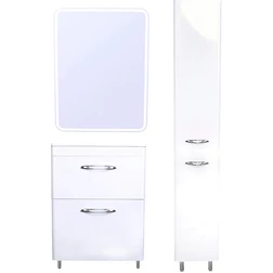 Тумба с раковиной Style Line Каре 60 напольная, Люкс Plus, белая - изображение 7