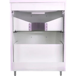 Тумба с раковиной Style Line Каре 60 напольная, Люкс Plus, белая - изображение 6