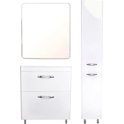 Мебель для ванной Style Line Каре 70 напольная, Люкс Plus, белая - изображение 2