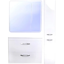 Мебель для ванной Style Line Каре 80 подвесная, Люкс Plus, белая - изображение 2