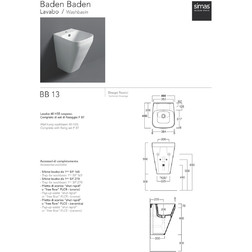Раковина Simas Baden Baden BB13 - изображение 5