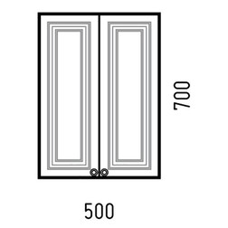 Шкаф Corozo Леон 50 белый - изображение 3