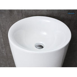 Раковина напольная Gid Nb130w белая - изображение 1