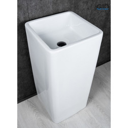 Раковина напольная Gid Nb149 белая 41 см - изображение 1