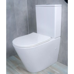 Унитаз напольный моноблок Gid Tr2179 Geberit безободковый - изображение 2