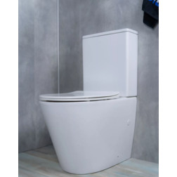 Унитаз напольный моноблок Gid Tr2179 Geberit безободковый - изображение 4