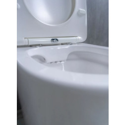 Унитаз напольный моноблок Gid Tr2179 Geberit безободковый - изображение 6