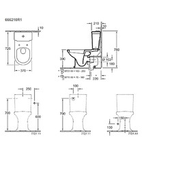 Унитаз Villeroy Boch Hommage 666210R1 CeramicPlus - изображение 7