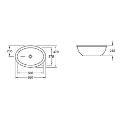 Раковина Villeroy Boch 61613001 Loop&Friends 56 - изображение 3