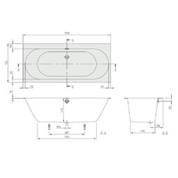 Ванна Villeroy&Boch UBQ170OBR2DV-01 - изображение 5