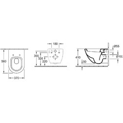 Унитаз 66001001 Villeroy Boch Subway Подвесной - изображение 7