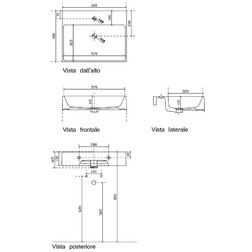Galassia Plus Design 6102 - раковина 60х48 см - изображение 6