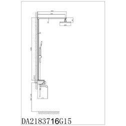Душевая стойка D&K Bayern.Potsdam DA2183716G15 - изображение 3