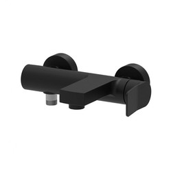 Смеситель для ванны Paffoni Tilt TI023NO с регулируемым душевым гарнитуром, черный матовый - изображение 2
