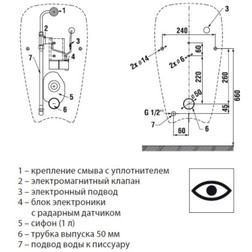 Писсуар настенный Jika (Жике) Golem 843070 - изображение 5