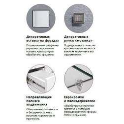 Тумба с раковиной Крокус Инфинити Style Line 75 - изображение 3