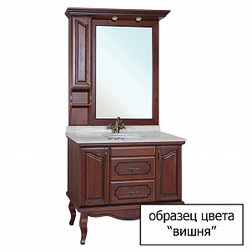 Зеркало-шкаф Рим 120 вишня - изображение 2