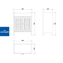 Комплект для ванной cersanit mocca 70 - изображение 7