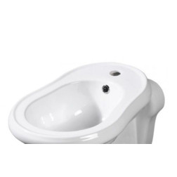 KERASAN Retro 102601*1 Биде подвесное с 1 отв. под смеситель, цвет белый - изображение 7