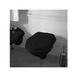 KERASAN Retro 101504 nero Унитаз подвесной 52*38 см - изображение 1