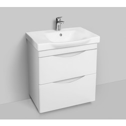 Тумба с раковиной Am.Pm Like 65 подвесная, белый глянец - изображение 3