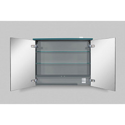 Зеркало-шкаф Am.Pm Spirit V2.0 80 с LED-подсветкой, белый глянец - изображение 3
